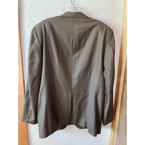 Lauren Ralph Lauren Men's Classic Fit Suit Blazer Jacket Brown Size 40R